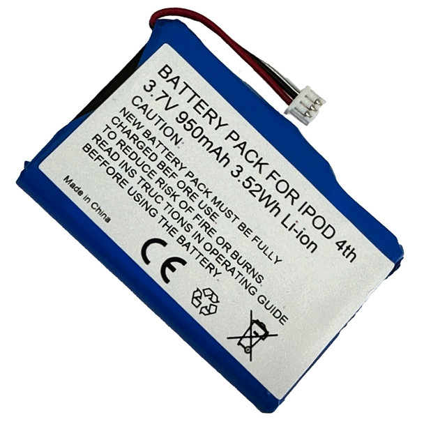 Battery for Apple iPod 4th 4 Gen 616-0206 616-0183