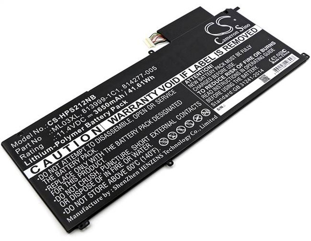 Battery for HP Spectre x2 814060-850 814277-005 HSTNN-1B7D HSTNN-IB7D ML03XL