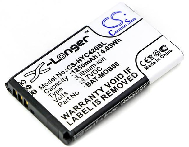 Battery for Honeywell 26111710 3159122 55-003233-01 BAT-MOB00 Captuvo SL22 SL62