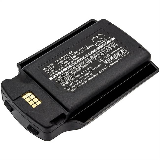 Battery for Honeywell 7600-BTEC 7600-BTXC 7600-BTXC-1 Dolphin 7600 7600 II