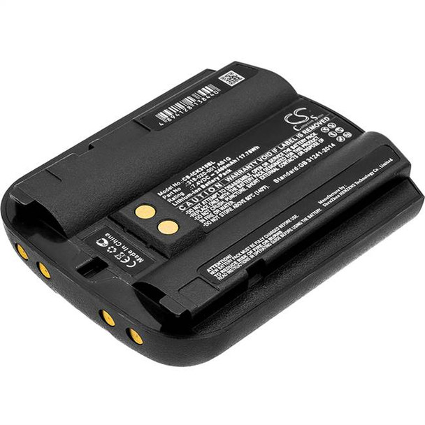 Battery for Intermec CK30 CK31 CK32 318-020-001 AB1G Barcode Scanner CS-ICK310BL