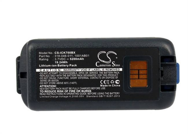Battery for Intermec 1001AB01 318-046-001 318-046-011 AB18 CK70 CK71 5200mAh