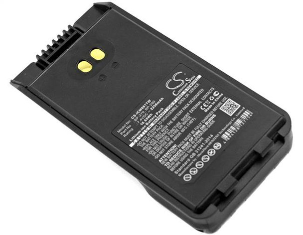 Two-Way Radio Battery for Icom Bearcom BC1000 BP-279 BP-280LI F1000 2250mAh