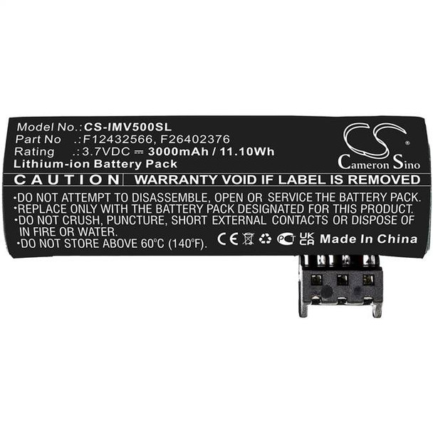 Battery for Ingenico Move 5000 5000F 5000s F12432566 F26402376 CS-IMV500SL Battery for Ingenico Move 5000 5000F 5000s F12432566 F26402376 CS-IMV500SL
