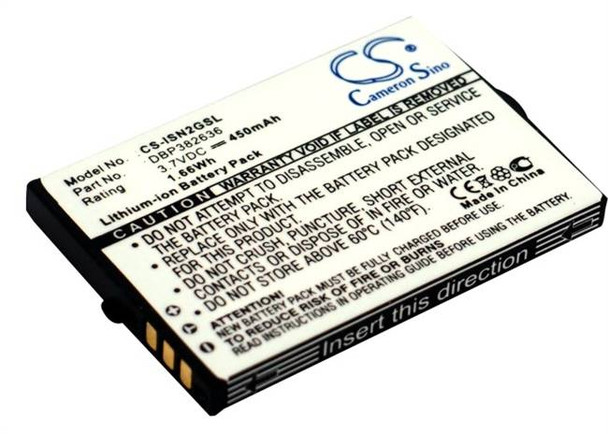 Battery for INSIGNIA Sport NS-DA1G NS-DA2G 1GB 2GB DBP382636 Media Player 450mAh