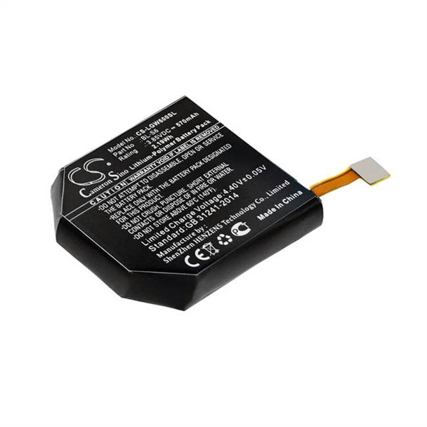 Battery for LG Watch Urbane Edition LTE BL-S6 Smartwatch CS-LGW600SL 3.85v 570mA