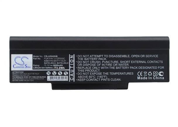 Battery for Lenovo E41 E42 K42 DELL BATFT10L61 BATEL80L6 BATEL80L9 121ZP000C