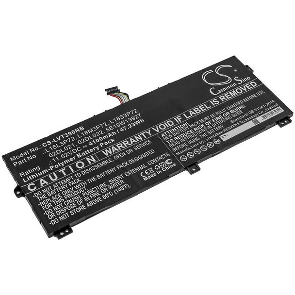 Battery for Lenovo ThinkPad X390 Yoga 08CD 02DL021 02DL022 5B10W13927 L18L3P72