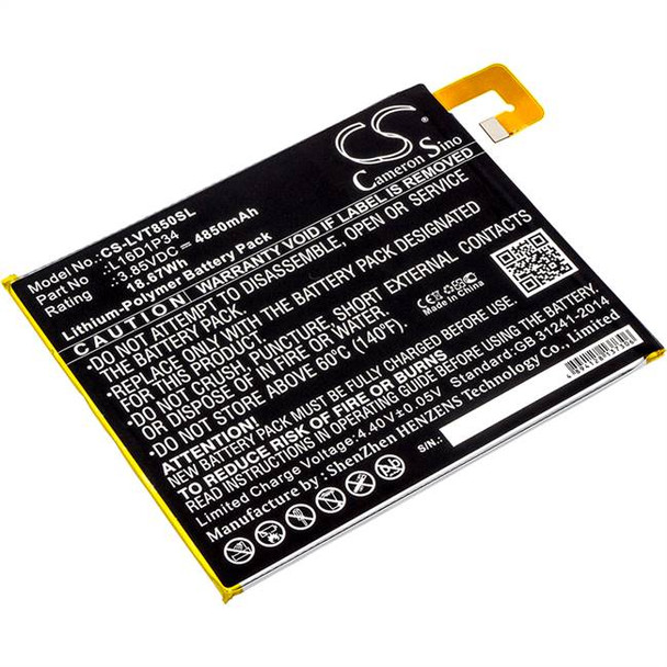 Battery for Lenovo Tab 4 Tab4 8 TB-8504N TB-8504X TB-8704x ZA2B0009US L16D1P34