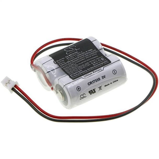 Battery for Mitsubishi MR-BAT6V1SET-A MR-J4 WK17 CS-MBT610SL PLC 6.0v 1350mAh