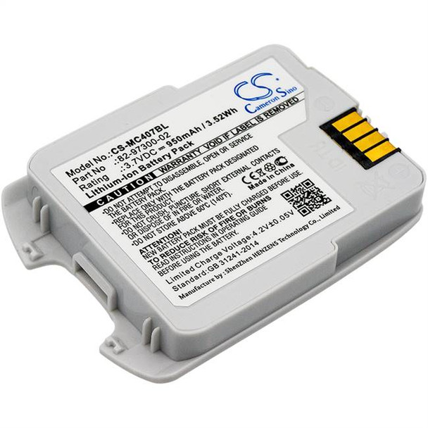 Barcode Battery for Motorola 82-97300-02 BTRY-CS40EAB00-04 CS4070 CS4070-SR