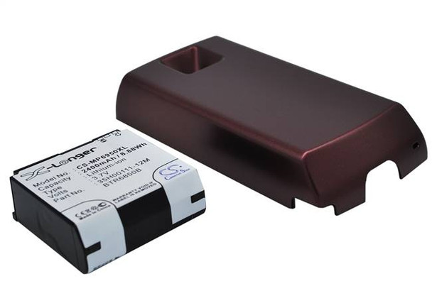 Battery for Sprint Diamond Pro MP6590 PPC6850 VX6950 35H00111-12M BTR6850 +cover