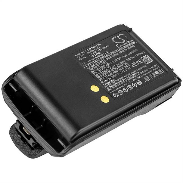 Two-Way Radio Battery for Motorola PMNN4534A Mag One A8 MagOne A8D A8i 2600mAh