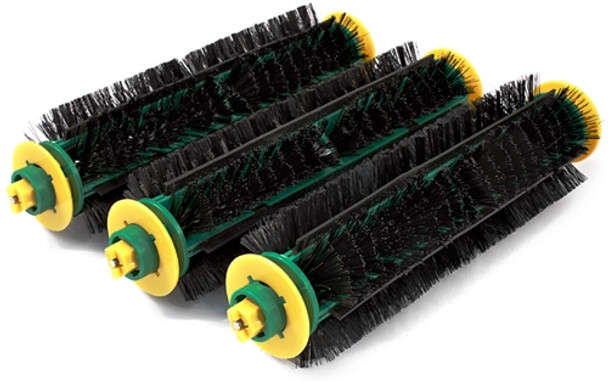 Green Bristle Brush 3-Pack for iRobot Roomba 500 600 Series Vacuums