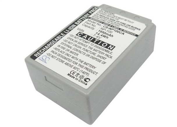 Battery for Casio Exilim Pro EX-F1 EX-F1BK NP-100 NP-100L CS-NP100CA 1950mAh