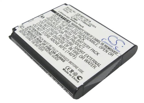 Battery for Casio Exilim EX-ZR10 EX-ZR50 EX-F1 NP-110 NP-110DBA NP-110L NP-160