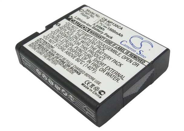 Battery for Casio Exilim EX-H30 EX-ZR200 EX-ZR400 EX-ZR700 NP-130 NP-130A 1500mA