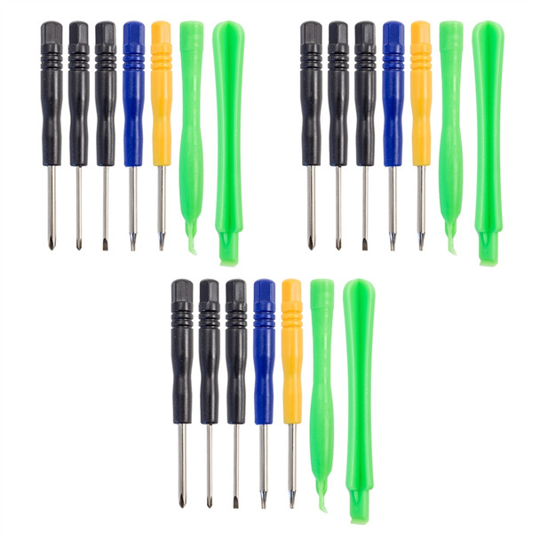 3-PACK | 7 Piece Precision Screwdriver Torx Tool Kit for Mobile Phone Repair