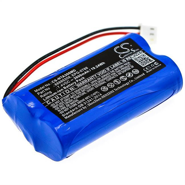 Battery for Natus Algo 3 3i 88889209 EPG-0766 REV G EPG-0766-REV E CS-NTA300MD