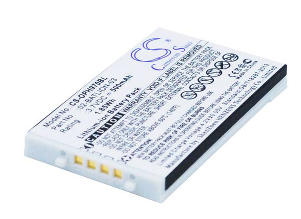 Battery for Opticon 02-BATLION-03 11267 ORBLIOP0012 OPL-7724 OPL-7734 OPL-9700