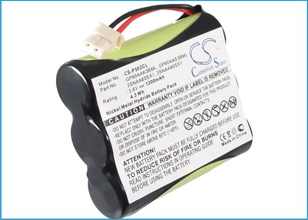 Battery for GP GP60AAS3BML Sony BT-33 Panasonic