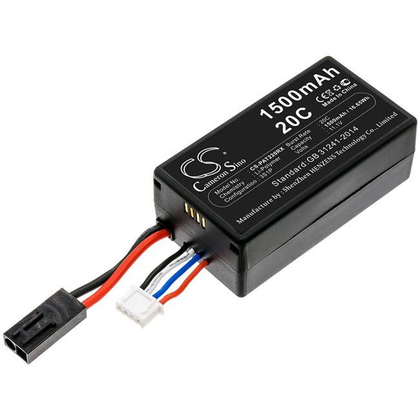 Battery for Parrot AR.Drone 2.0 Drone Double Plug CS-PAT220RX 11.1v 1500mAh