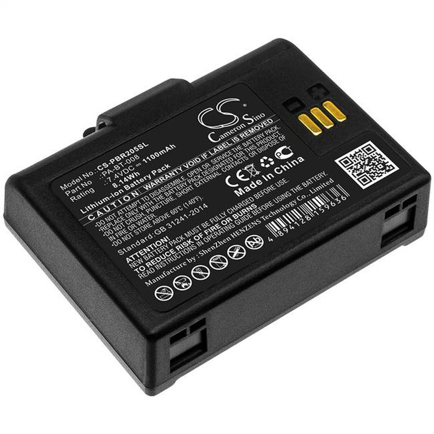 Battery for Brother RJ-2035B RJ-2055WB PA-BT-008 Printer CS-PBR205SL 1100mAh