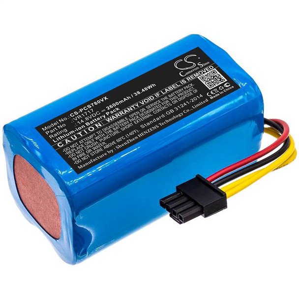 Battery for Proscenic Cocoa Smart 780T 790T Summer P1s P3 SUZUKA KAKA P2 VR1717