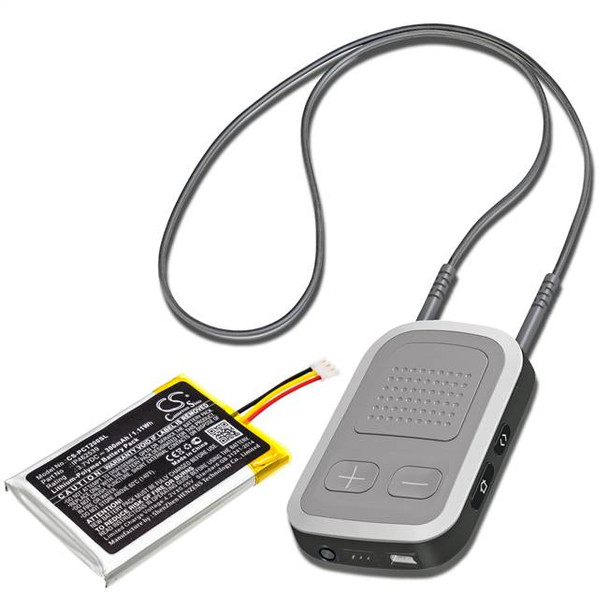 Battery for Phonak ComPilot II IP462539 Wireless Headset CS-PCT200SL 3.7v 300mAh