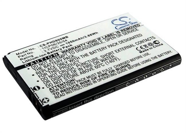 Battery for Philips AVENT SCD600 SCD610 996510033692 996510050728 Oricom SC910