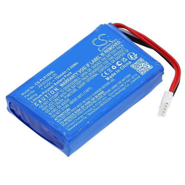 Battery for Polaroid Zip AE503048-2S Photo Printer CS-PLR100SL 750mAh 5.55Wh