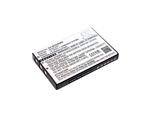 Battery for Rainin E4 XLS+ MettlerToledo 6109-031 800-472-4646 E4-BATT 1100mAh