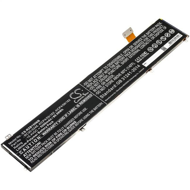 Battery for Razer Blade 15 2070 LINGREN RZ09 4ICP4/55/162 4ICP4/56/162 RC30-0248