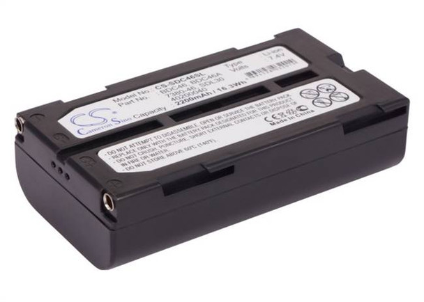 Battery for Sokkia 40200040 7380-46 BDC-46A GPS SET300 SET500 data collector