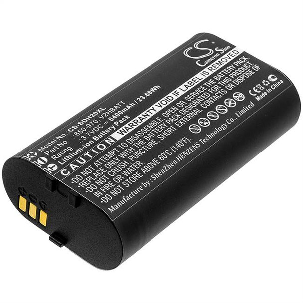 Battery for Sportdog 650-970 TEK-V2HBAT TEK 2.0 GPS handheld Dog Collar 6400mAh
