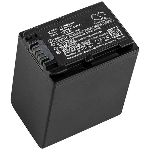 Battery for Sony FDR-AX33 AX60 HDR-CX680 HDR-PJ620 HDR-PJ675 NP-FV100A 3050mAh