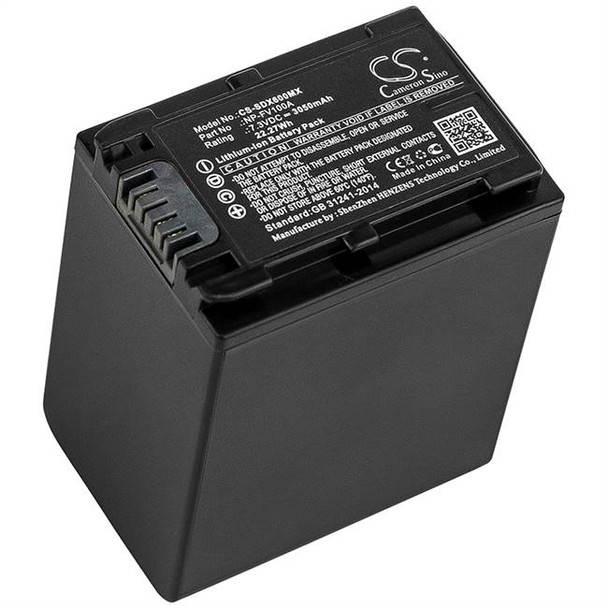 Battery for Sony FDR-AX33 AX60 HDR-CX680 HDR-PJ620 HDR-PJ675 NP-FV100A 3050mAh