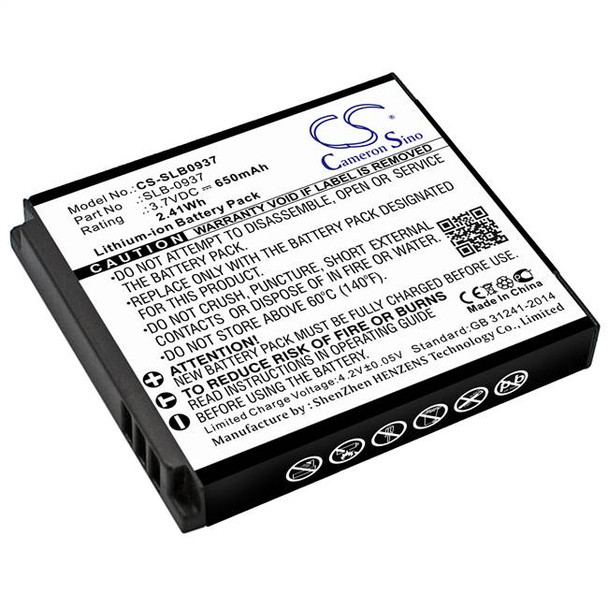 Battery for Samsung CL5 i8 L730 L830 NV33 NV4 PL10 SLB-0937 CS-SLB0937 650mAh