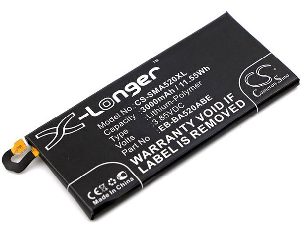 Battery for Samsung Galaxy A5 SM-A520F SM-A520K SM-A520L SM-A520S EB-BA520ABE