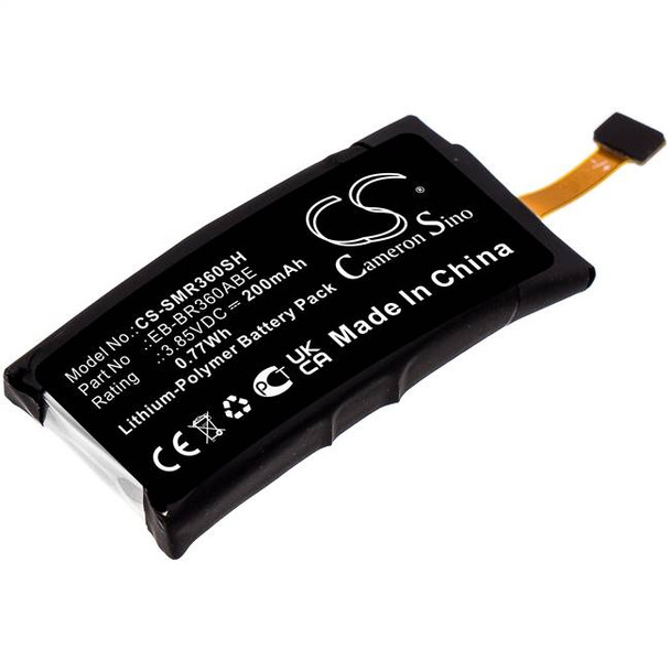 Battery for Samsung Gear Fit 2 SM-R360 EB-BR360ABE GH43-04611B CS-SMR360SH 200mA