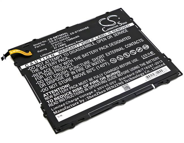 Battery for Samsung Galaxy Tab E A 10.1 2016 EB-BT585ABE GH43-04628A 7300mAh