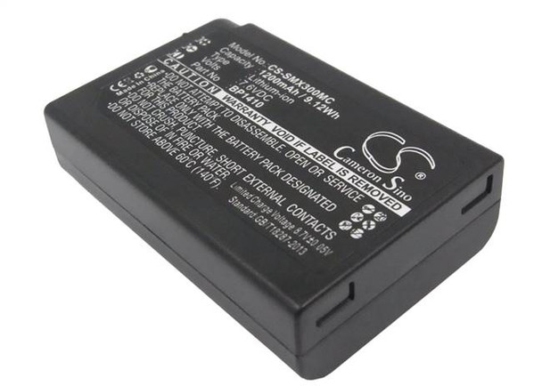 Battery for Samsung NX30 WB2200 WB2200F BP1410 ED-BP1410 CS-SMX300MC 7.6v 1200mA