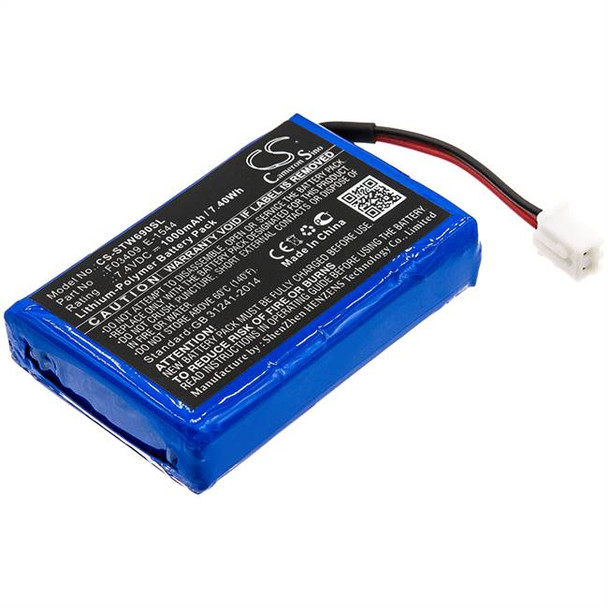 Battery for Satlink WS-6906 WS-6908 6909 WS-6923 WS-6933 WS-6936 E-1544 F03409