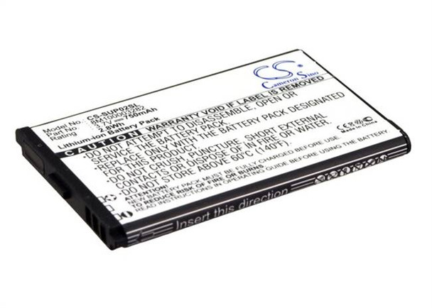 Battery for Callaway 8M100003282 PA-CY001 31000-01 Uplay uPro G1 MX MX+ 750mAh