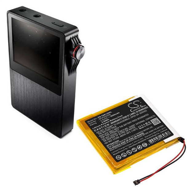 Battery for Astell&Kern AK120 NCP605056 Media Player CS-TAK120SL 3.8v 2600mAh