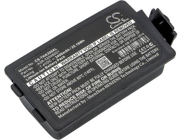 XL Battery for TSC Alpha 3R Portable Printer A3R-52048001 CS-THA300XL 3400mAh