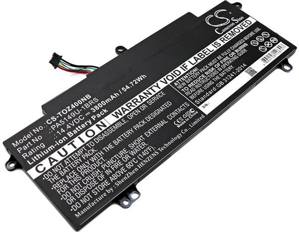 Battery for Toshiba Tecra Z40-A-10K Z50-A-13T Z40-AK05M Z50-A-12Z PA5149U-1BRS