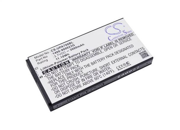 Battery for Unitech 1400-900023G 1400-900033G S12GT1301A S12GT301A PA700 PA720