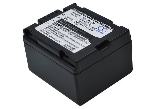 Battery for Panasonic DZ-GX20 NV-GS33 VDR-M95 CGA-DU12 CGA-DU12A/1B VW-VBD120