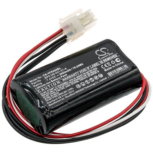 Battery for Verifone PCA169-404-01-A Ruby 2 CI BPK169-001-01-A BPK182-001 2600mA
